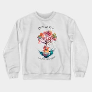 Acoustic Guitar Tree of Life |Gift for Guitar Player | Nature Guitarist | Motivational quotes Crewneck Sweatshirt